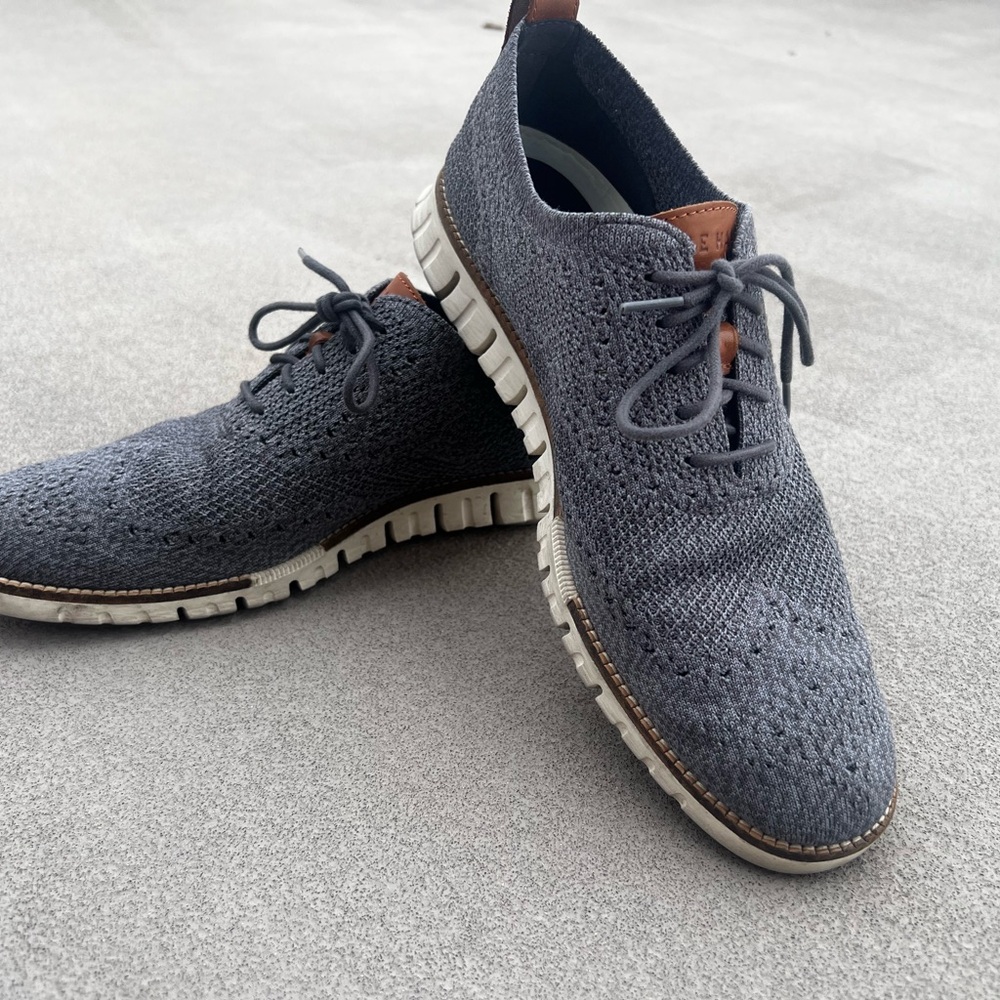 Cole Haan Gray Knit Sneakers
